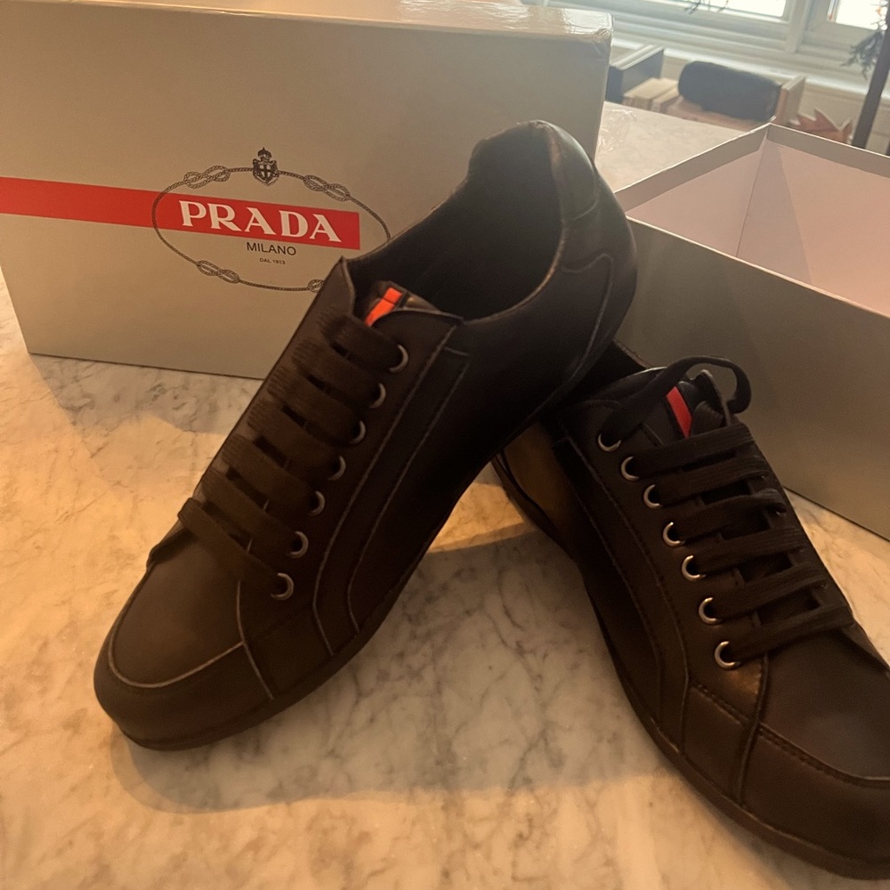 Prada sneakers-Lightly used!